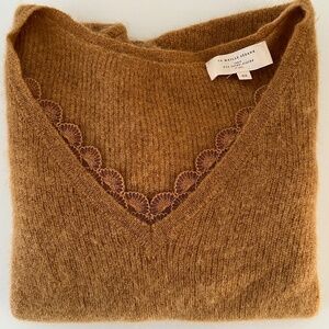 Sezane Nicky Mustard Yellow Sweater